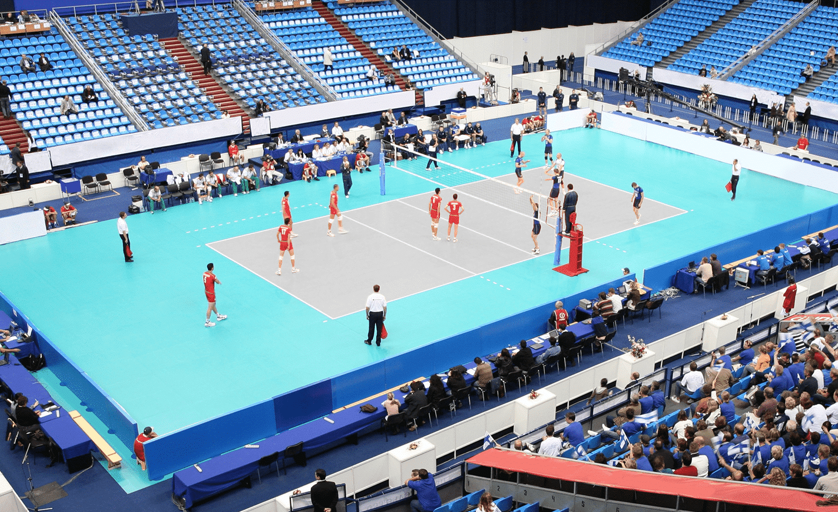 Simulateur de couleurs terrain Voleibol